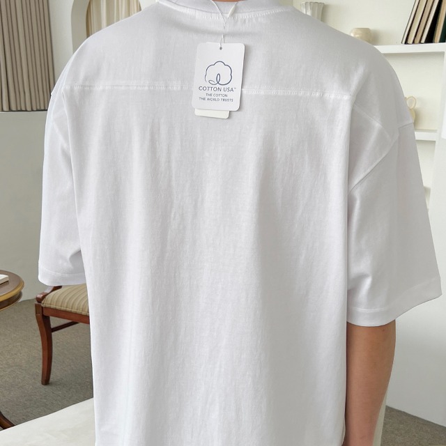 U.S.A 하이퀄리티 절개 반팔&amp;긴팔 티셔츠(10color)