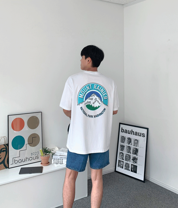 레이너 프린팅 티셔츠(3color)